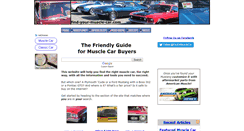 Desktop Screenshot of find-your-muscle-car.com