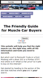 Mobile Screenshot of find-your-muscle-car.com