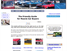 Tablet Screenshot of find-your-muscle-car.com